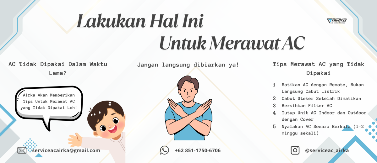 Lakukan Hal Ini untuk Merawat AC yang Tidak Dipakai