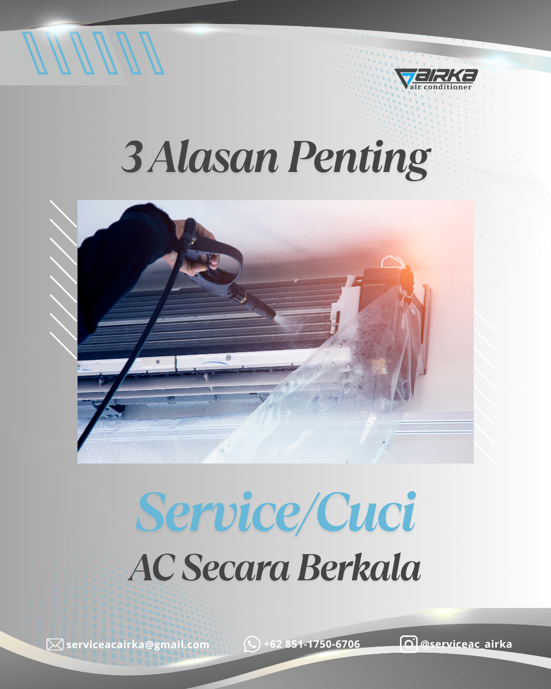 3 Alasan Penting Service/Cuci AC Secara Berkala